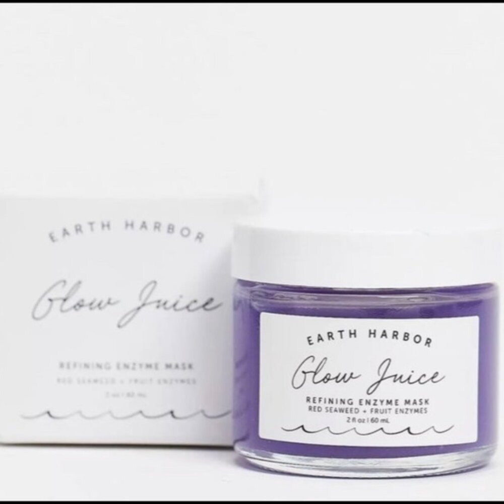 Earth Harbor | GLOW JUICE Refining Enzyme Mask Full Size 2fl oz NEW IN BOX